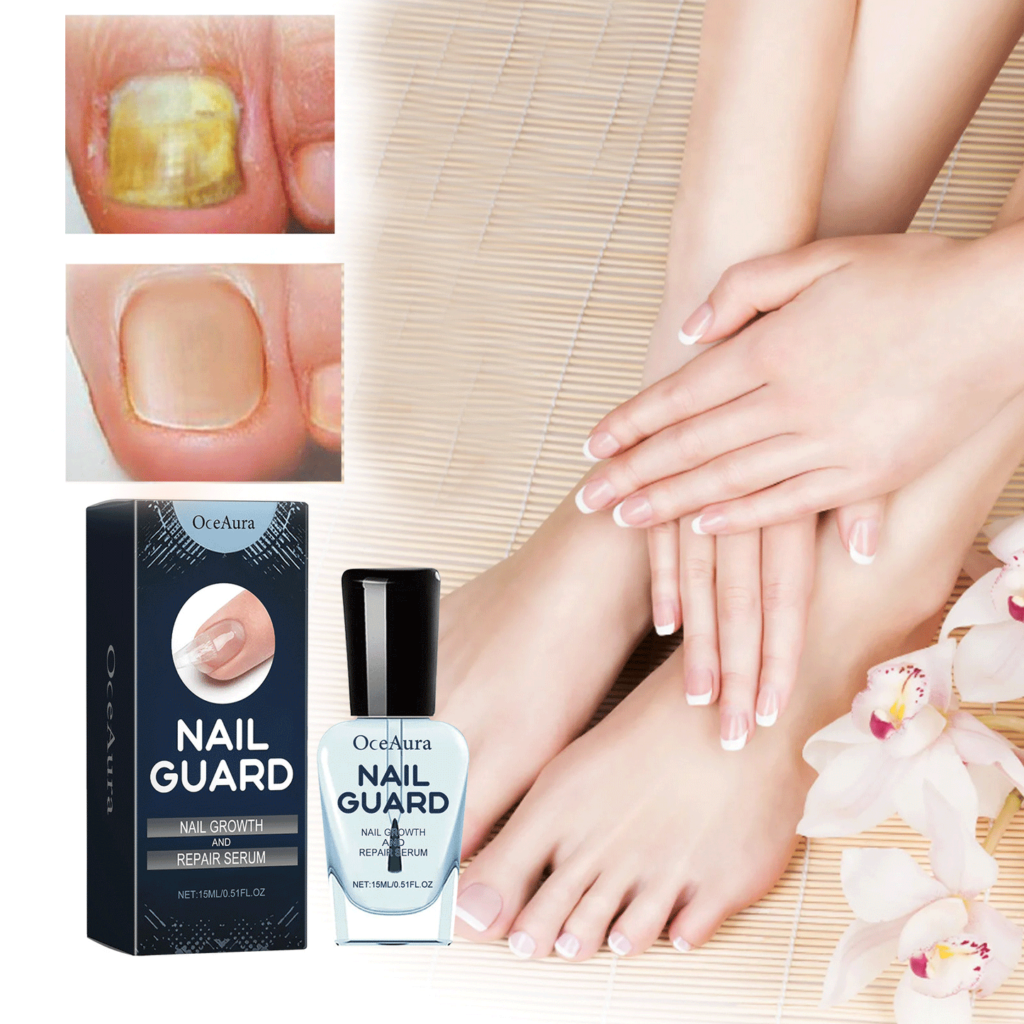 OCEAURA Nail Guard - سيرم نمو و إصلاح الأظافر