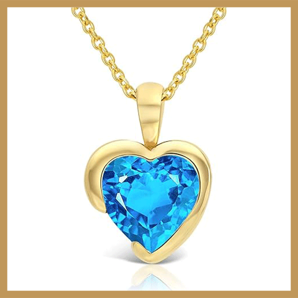 Heart-Shaped Pendant Necklace - قلادة على شكل قلب Jewelry