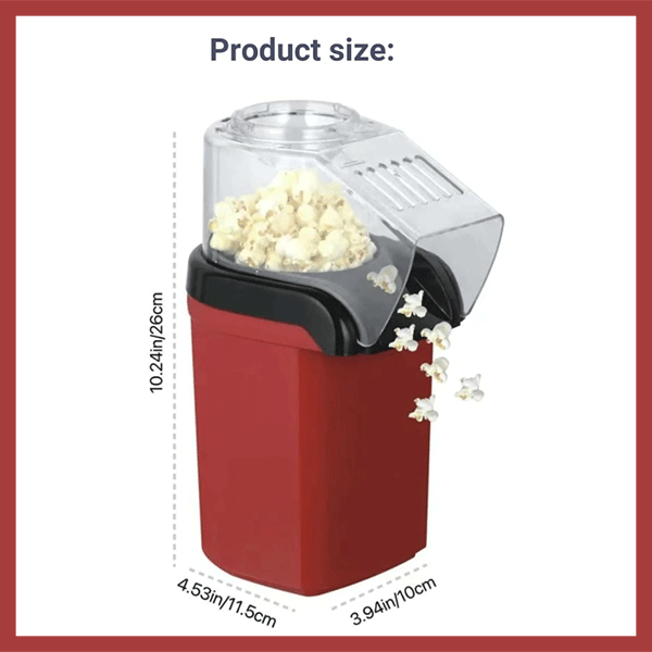 ماكينة صنع الفشار الكهربائية الصغيرة – Mini Electric Popcorn Maker