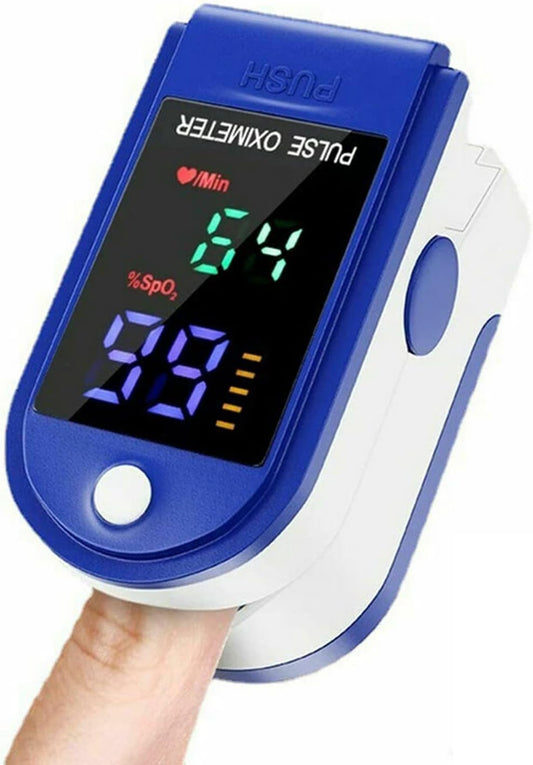 Pulse Oximeter - جهاز قياس مستوى السكر -نسبة الأكسجين في الدم ومعدل النبض