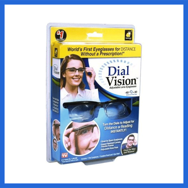 DIAL VISION™ النظارات الأمريكية لرؤية واضحة