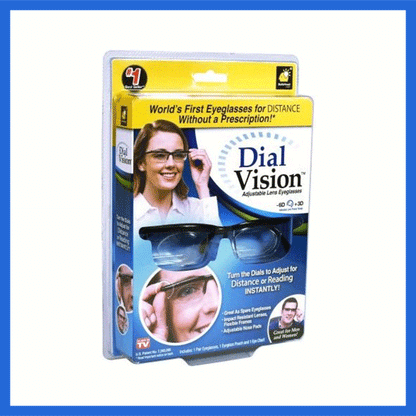DIAL VISION™ النظارات الأمريكية لرؤية واضحة