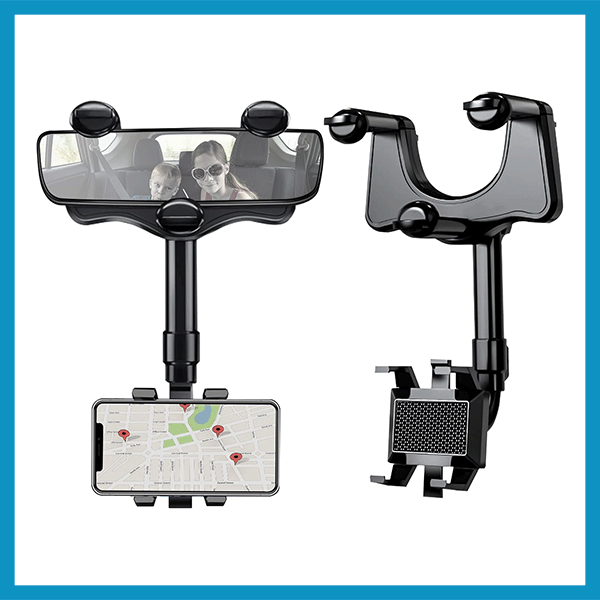 Car Rearview Mirror Phone Holder – حامل هاتف لمرآة السيارة الخلفية